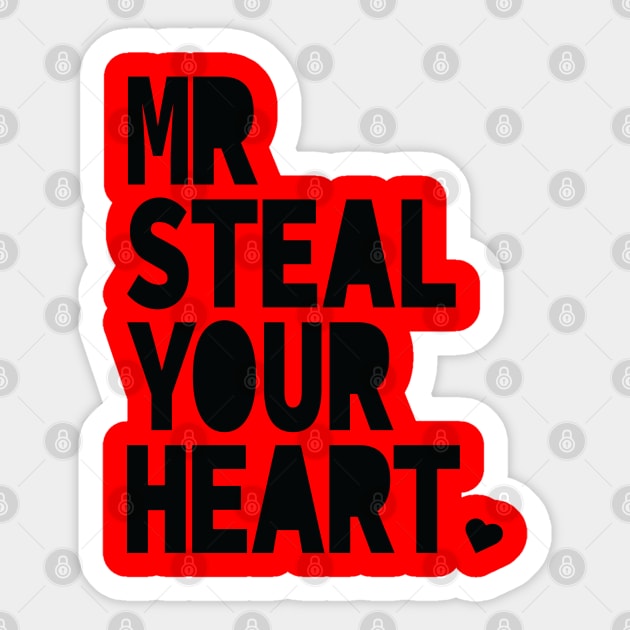 Mr. Steal Your Heart Valentines Day Sticker by S-Log